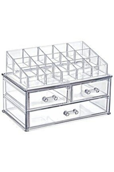 Generic Brand 3-slojna ladica za šminku, kozmetiku, nakit i organizator za la...