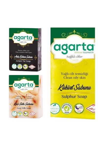 Agarta Juniper Tar Soap Goat Milk Soap Sulfur Soap Natural 150 gr
