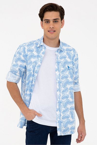 U.S. Polo Assn. Blue Men's Shirt