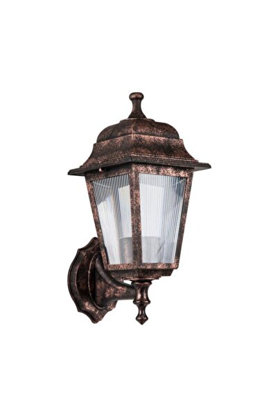 ZERPA Bahçe Armatürü Kare Aplik Bakır