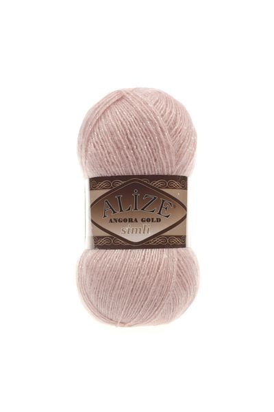 Alize Angora Gold Glitter Πλεκτό Χέρι Πλεκτό Σχοινί σε σκόνη 161