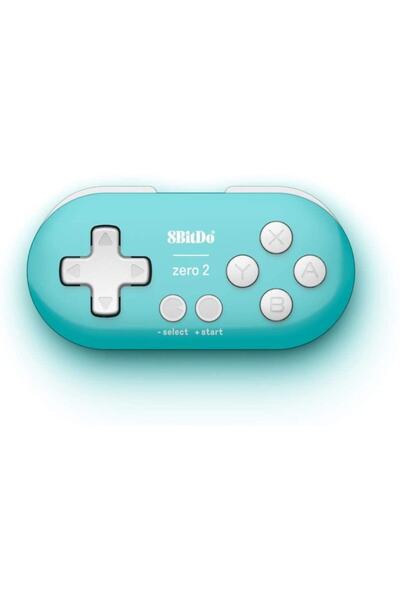 8Bitdo Turkuaz Zero 2 Bluetooth Oyun Kolu Nintendo Switch, Pc, Mac Os, Android