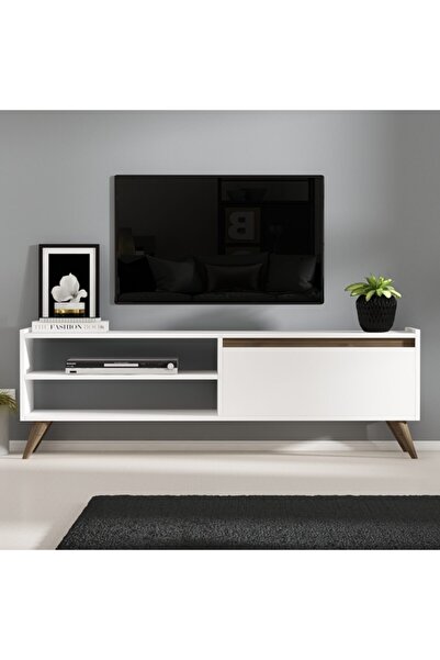 Givayo Mobilya Lupin Tv Ünitesi Ceviz Beyaz