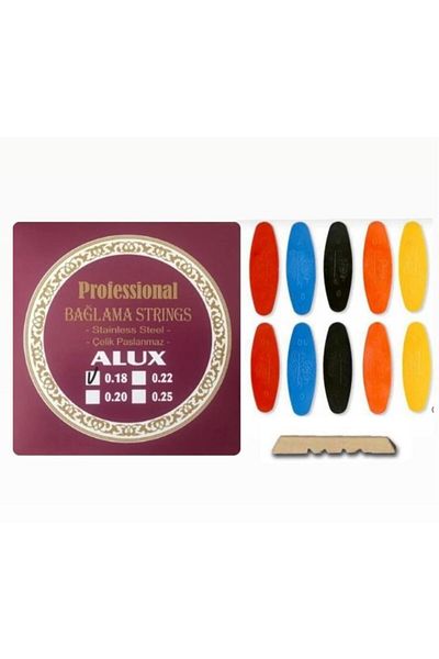 Alux سلك أداة ربط بمقبض قصير من الفولاذ المقاوم للصدأ 0.18 + مجموعة أطباق رقمية احترافية + عتبة