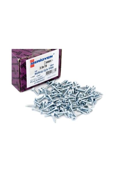 ALM Alüminyum Market 3.9 X 19 Matkap Uçlu Akıllı Vida 1000'li 1 Paket