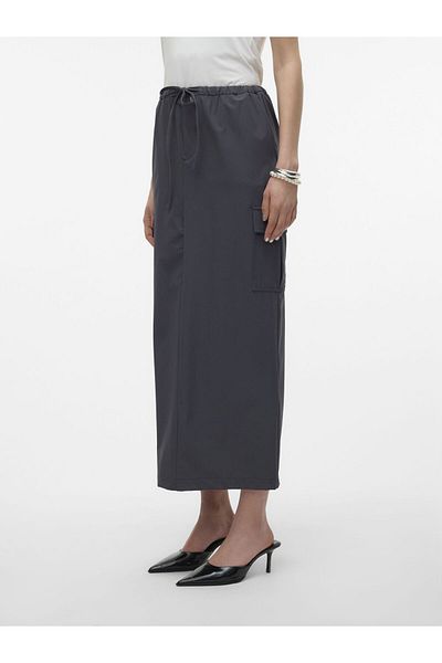 Vero Moda Rock Vmkimberly Mittlere Taille Langer Rock