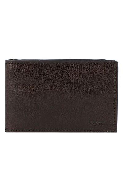 Fossil Andrew Geldbörse Leder 11 cm Geldscheinklammer