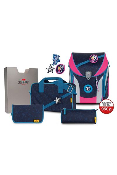 DerDieDas ErgoFlex Max Buttons Schulranzen-Set 5tlg.
