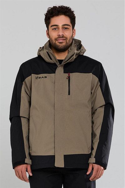2AS Elbruz 3in1 Men's Coat Brown/black