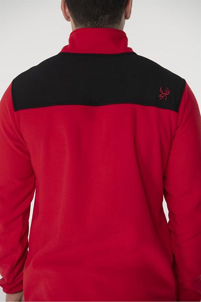 2AS Petan Half Zipper Piece Men's Fleece Sweatshirt
