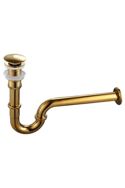 Boheme Sifon pentru chiuvetă din inox tip S Push-Pull