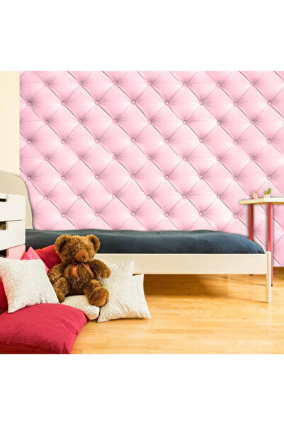 TÜTÜNCÜLER İthal silinebilir pembe duvar kağıdı