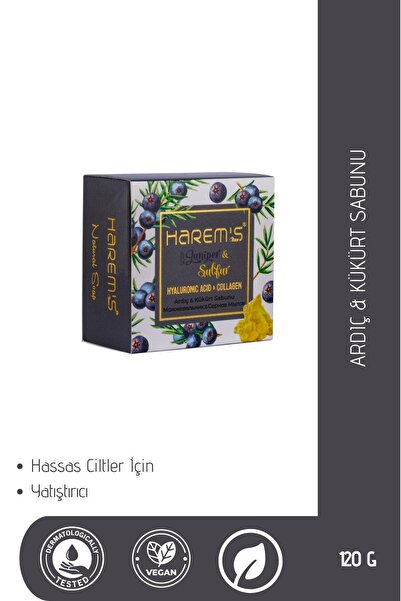 HAREM'S مجموعة صابون هاريمز العرعر والكبريت 120 جرام