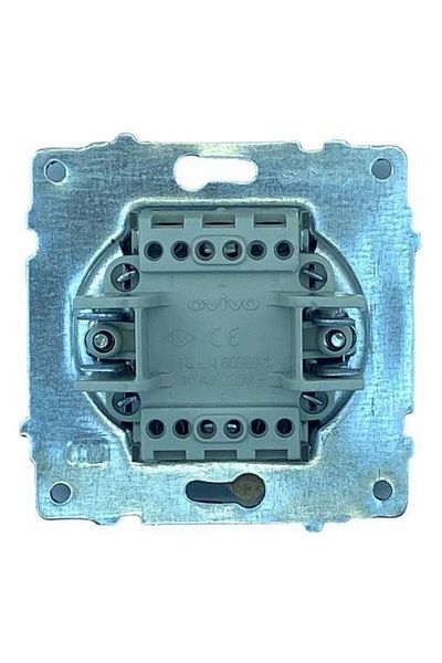 Tenda 9 Pieces of Ovivo Grano Smoked Single Switch Without Frame