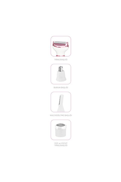 Polosmart Pbs503 4 In 1 Lady Shaver Beyaz