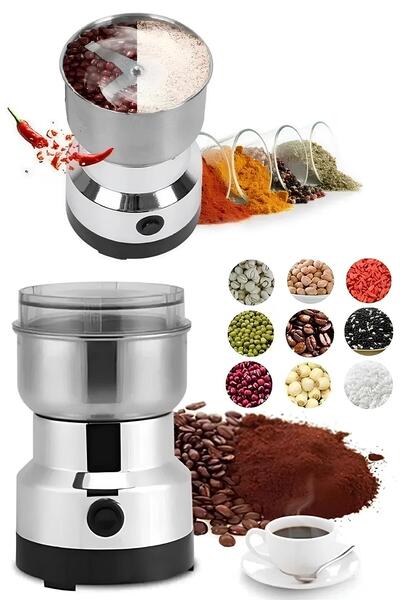 Markafox Elektrikli Kahve Baharat Öğütücü Un Tahıl Fındık Pirinç Öğütücü Çok ...