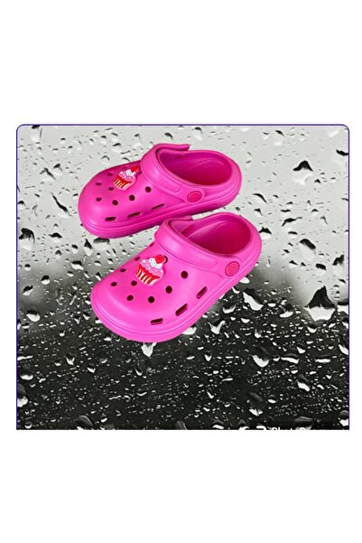 Twingo Kız çocuk pembe soft taban kapalı sabo terlik