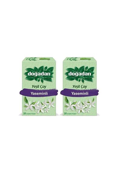 Doğadan Green Tea with Jasmine 20 Pieces 2 Pieces