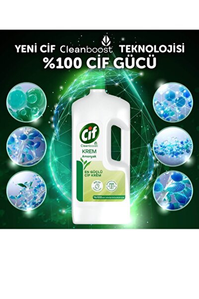 Cif Krem Temizleyici Amonyaklı 1500ml