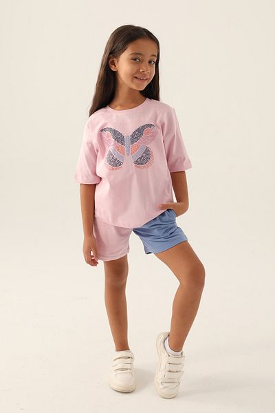 ROLY POLY Girl's pajama suit with butterfly shorts