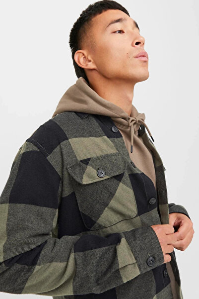 Jack & Jones Erkek Jack  & Jones Rahat Kalıplı Ceket - Yeşil