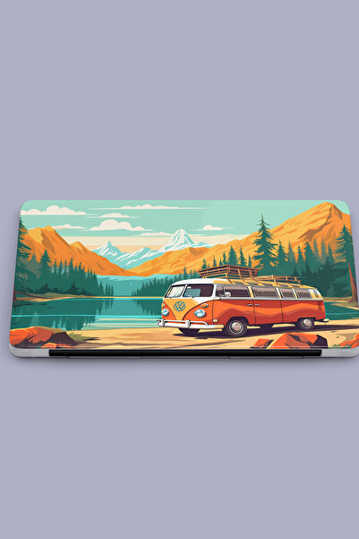 Lopard Macbook Air (M1) 13.3 inç A1932-A2179-2020/2021 Uyumlu Parlak Notebook Kılıfı Sert Kapak Vision