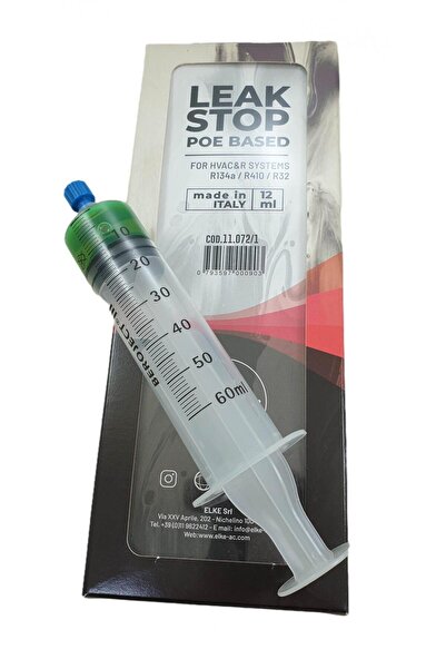 METİN ISITMA SOĞUTMA Klima Ve Buzdolabı Gaz Kaçak Giderici Elke 11.072/1 Leak Stopper R134-410- 12ml