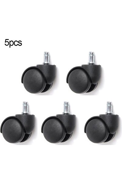 BarkoFix Μαύρο χρώμα Τροχός καρέκλας γραφείου με καρφίτσα Αξεσουάρ καρέκλας γραφείου