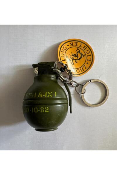 doğan hediyelik KÜÇÜK BOY METAL EL BOMBASI ÇAKMAK