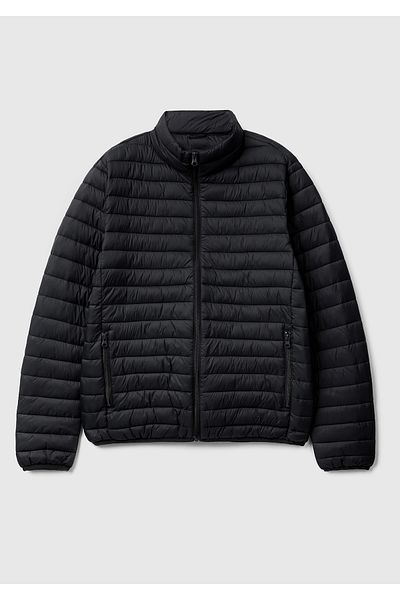 United Colors of Benetton Men's Black Pufa Coat