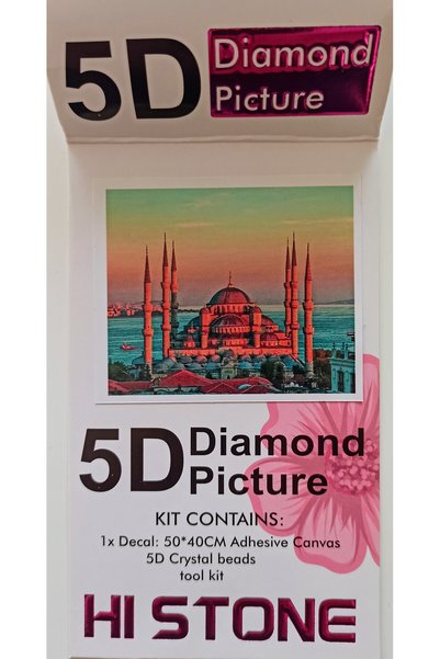 MENTAŞ Sultan Ahmet mosque beaded tapestry mosaic tapestry painting dimensions: 50x40 all round beads