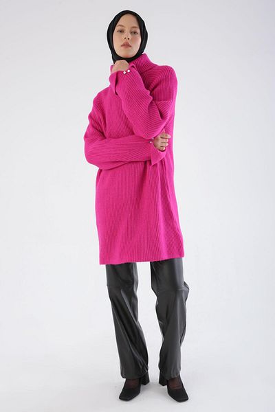 ALLDAY 24Tw55036Al0-Fw Turtleneck Knitwear Tunic