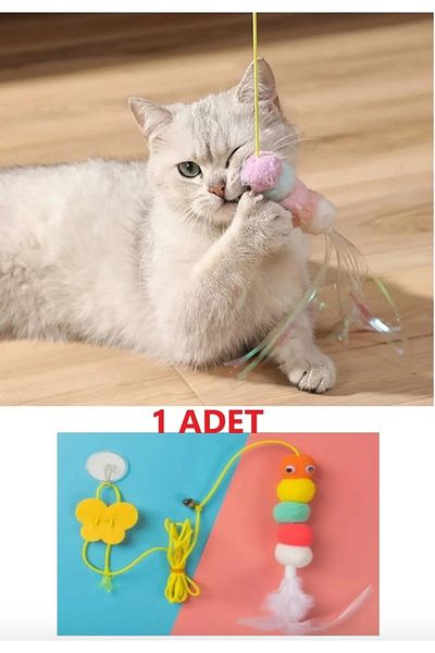 Nursoft Elastic Self-Adhesive Cat Play Rod