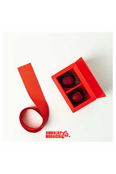 Chocolate Box- Future Box 2 Gözlü Kırmızı-5 Adet