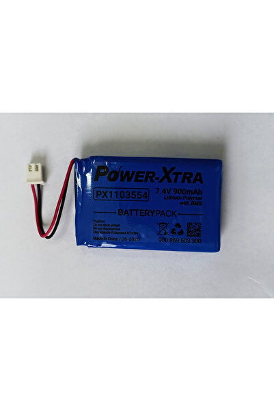 POWER-XTRA 7,4 V 900 mAh Lityum Polimer Şarj Edilebilir Pil