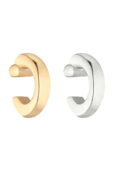 Energetix Magnetic Gold and Steel Colorful Modern Looking Ear Clamps