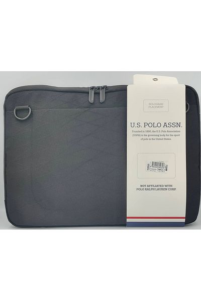 Sports US Polo Assn. حقيبة للجنسين متعددة الأقسام مع حجرة للكمبيوتر اللوحي والكمبيوتر المحمول