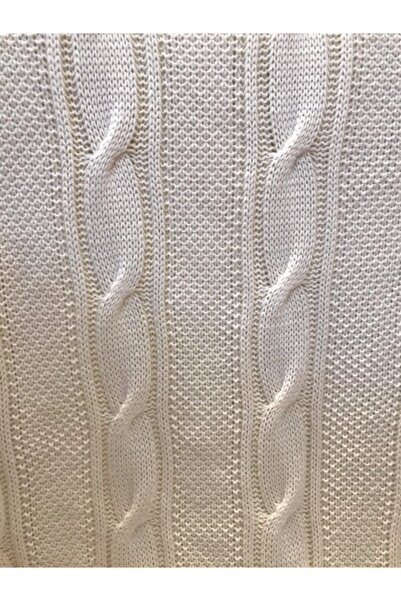 Ocean Cream Knitwear Sofa Blanket