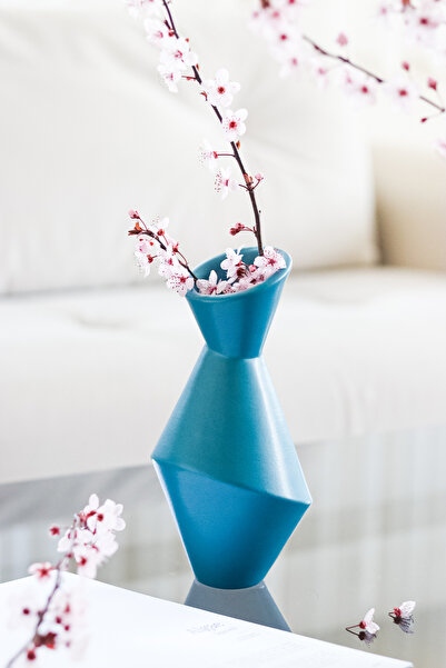 Beige & Stone Teza Vazo Dekoratif Obje