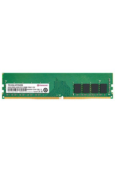Transcend TS1GLH72V2B 8GB DDR4 3200 ECC-DIMM 1 Rx8 1 Gx8 CL22 1.2V server memory