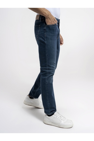 Loft Ricardo Slim Fit Erkek Mavi Jean Pantolon - Lf2035700