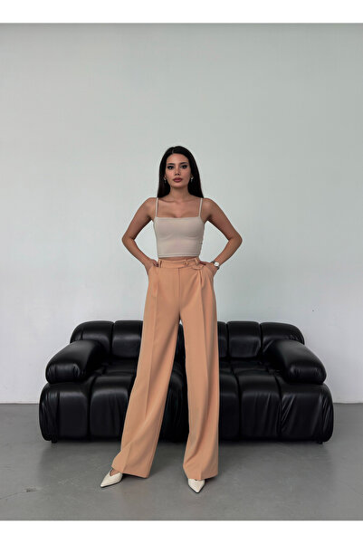 Vuntal BUTİK PİLELİ BOL PAÇA PANTOLON