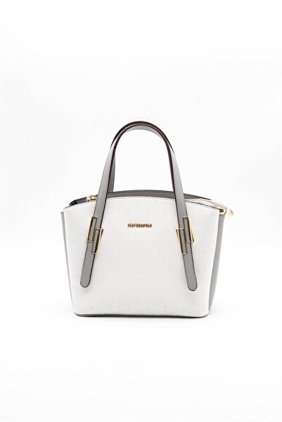 Silver Polo Бяла - A.grey SP1021 Дамска чанта