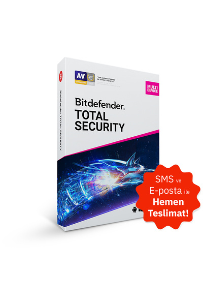 BITDEFENDER Total Security 10 Kullanıcı 3 Yıl - Türkçe Son Sürüm Lisans - Antivirüs Yazılımı