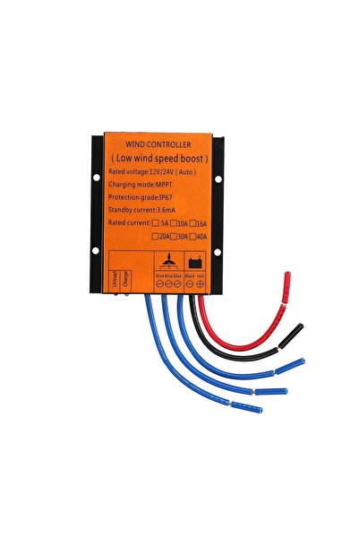 NepaSun Rüzgar Gülü 12/24 3 Faz MPPT Rüzgar Şarz Kontrol Cihazı