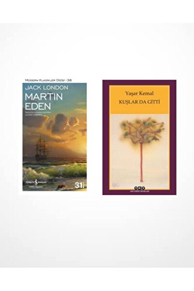 Yapı Kredi Yayınları Martin Eden(Jack London) - Kuşlar da Gitti(Yaşar Kemal)