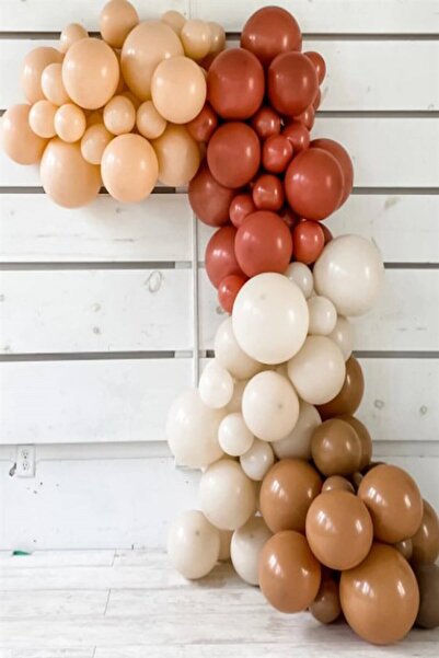 Partifabrik Natural Retro Colors Chain Balloon 5 Meters