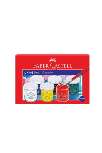 Faber Castell ФК Гваш бои 6 цвята