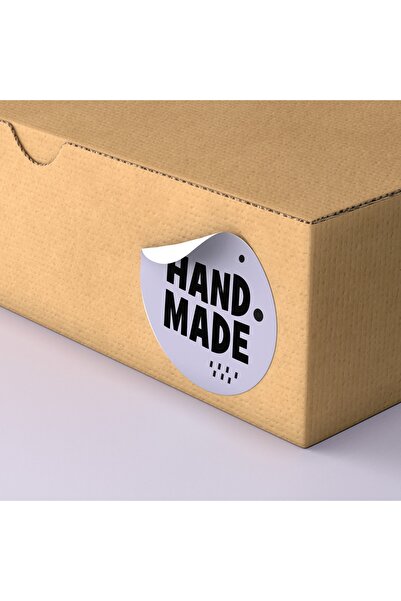 Ambalaj Modacısı ملصق سريع الضغط مصنوع يدويًا باللون الأرجواني 100 قطعة