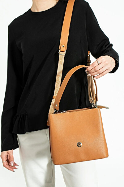 Just Polo حقيبة كتف نسائية متوسطة الحجم 2 أشرطة 3 أقسام مغناطيسية للموسم الجديد